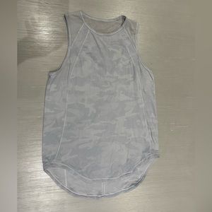 Lululemon-Grey Camo Sculpt Tank - Size 6/8 - Very Good Used Condition-like new